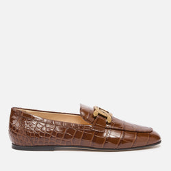 Tod's Women's Kate Croc-Effect Leather Loafers - 6