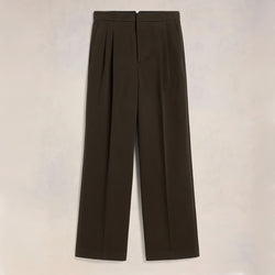 AMI Large Fit CottonSatin Trousers