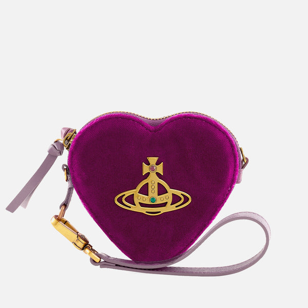 Vivienne Westwood Women's Heart Wristlet Purple