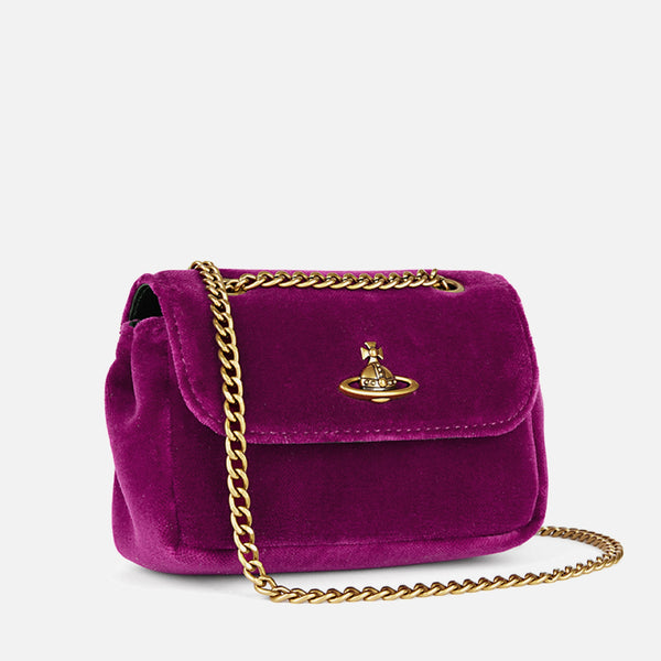 Vivienne Westwood Velour Small Chain Purse