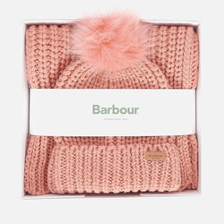 Barbour Saltburn Knit Beanie & Scarf Gift Set