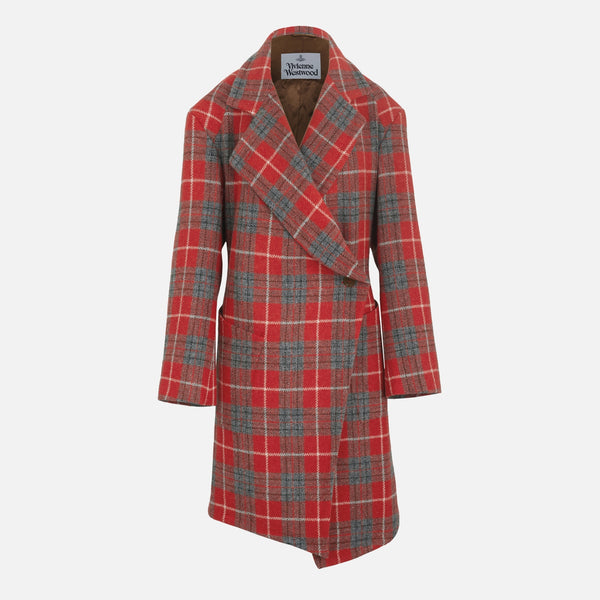 Vivienne Westwood S Checked WoolBlend Coat