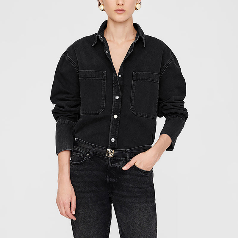 Anine Bing Dante Denim Shirt