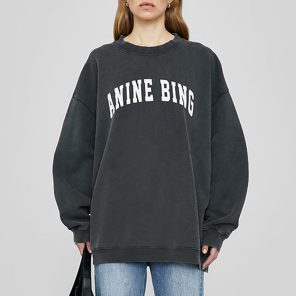 Anine Bing Tyler CottonJersey Sweatshirt