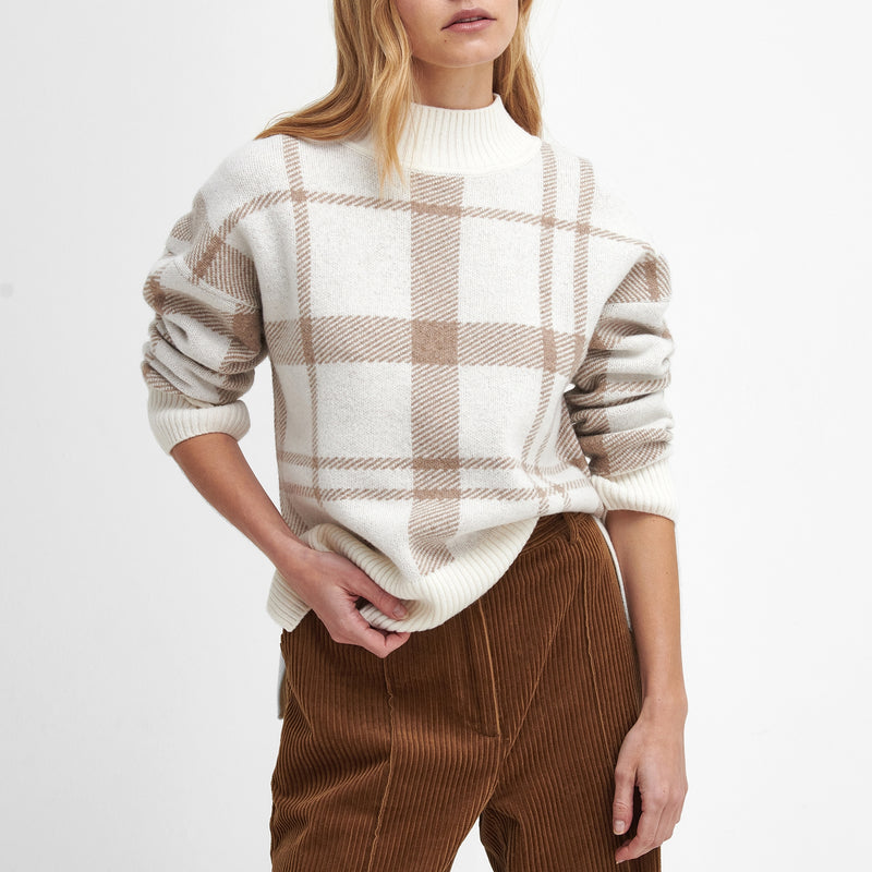 Barbour Deanna JacquardCheck Knit Jumper