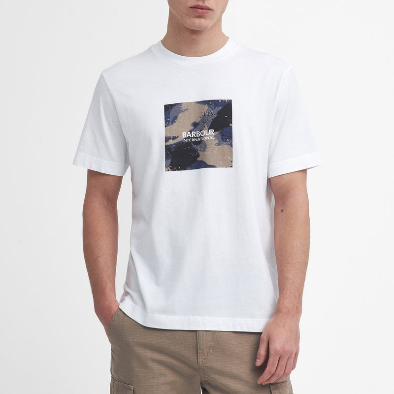 Barbour International Graphic Print CottonJersey TShirt