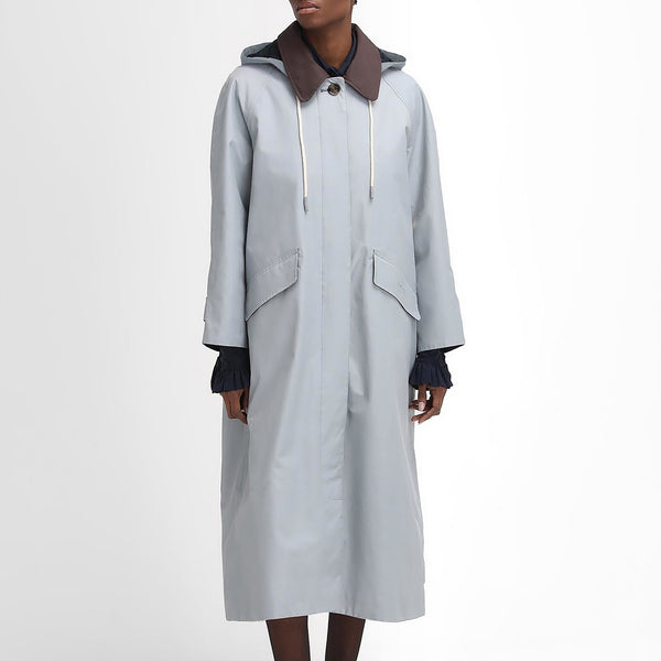 Barbour x The Edit by Alexa Chung Natalie Waxed Trench Coat