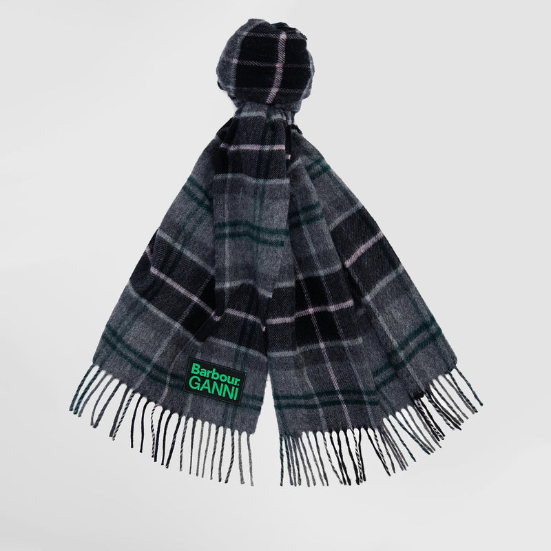 Barbour x GANNI Lamsbwool Tartan Scarf