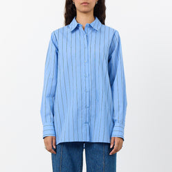 Leveté Room Ingelin Stripe Organic CottonBlend Shirt