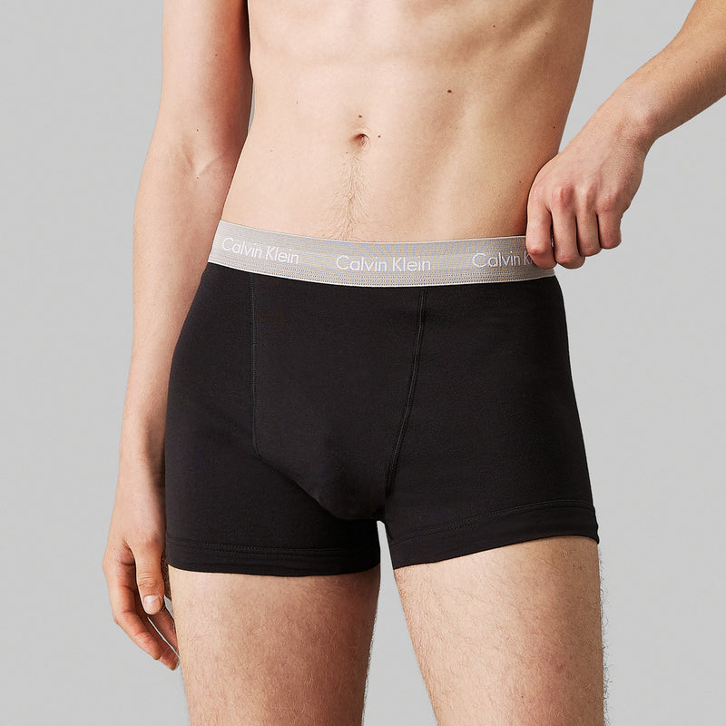 Calvin Klein ThreePack Cotton Stretch Trunks