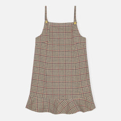 Ganni Checked WoolBlend Mini Dress