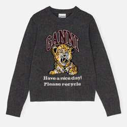 Ganni Graphic WoolBlend Jumper