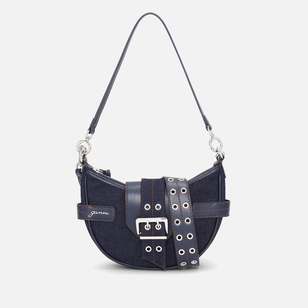 Ganni Small Bucky Crossbody Denim Bag