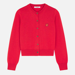 Maison Kitsuné Bold Fox Head Merino Wool Cardigan