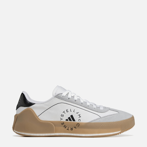 Adidas X Stella McCartney Women's Court Boost Trainer White/Charcoal/ Black