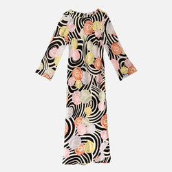 RIXO Alondra Patterned Silk Crepe De Chine Dress