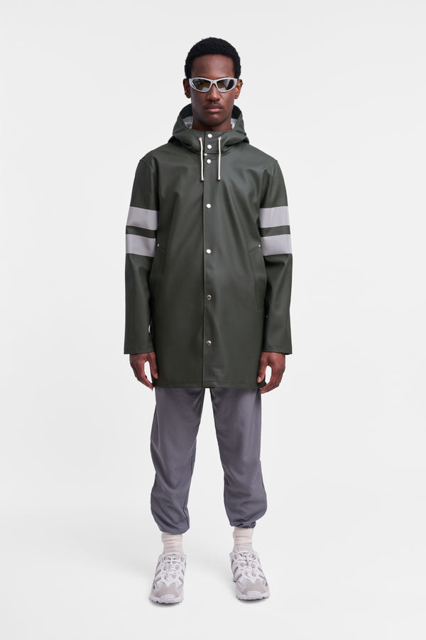 Stutterheim Stockholm Bike Raincoat Green