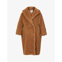 Womens Max Mara Teddy alpaca wool-blend coat