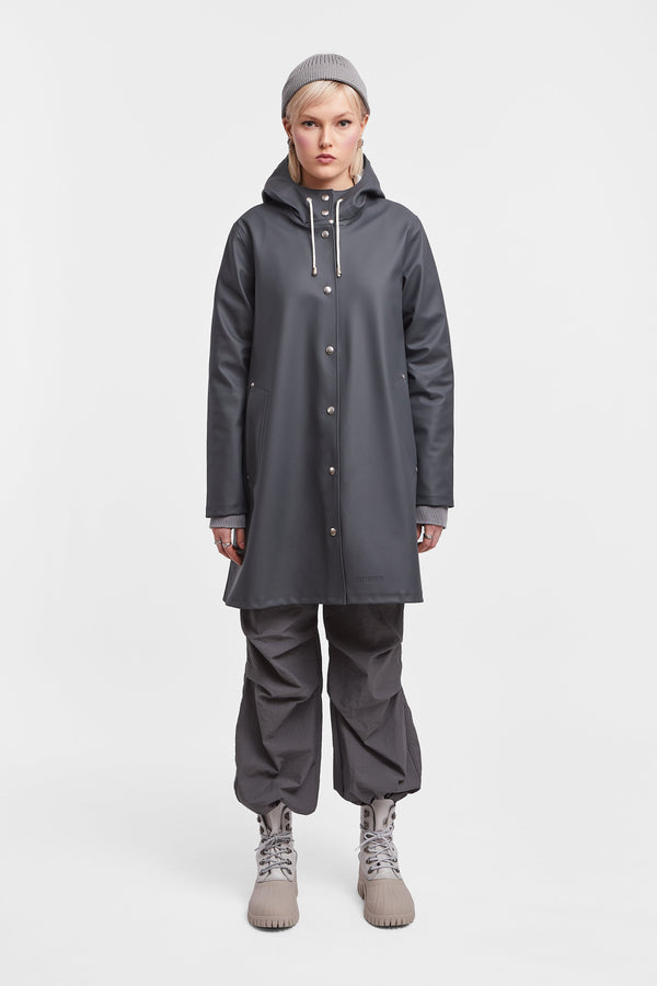 Mosebacke Raincoat Charcoal