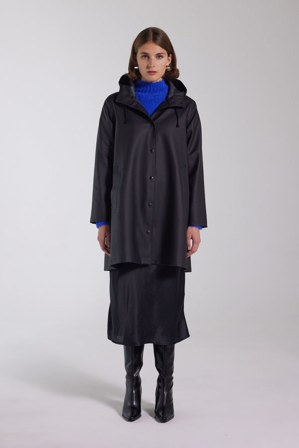 Stutterheim Mosebacke Raincoat Black