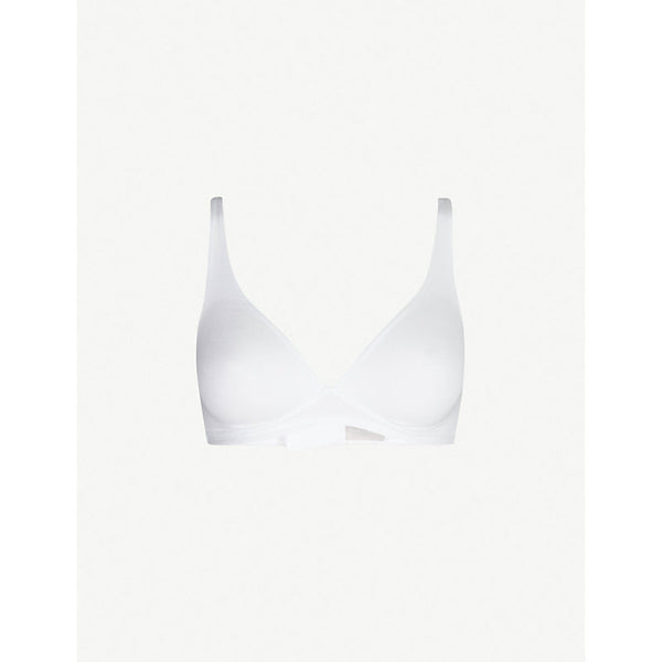  Hanro Sensation soft cup stretch-cotton bra