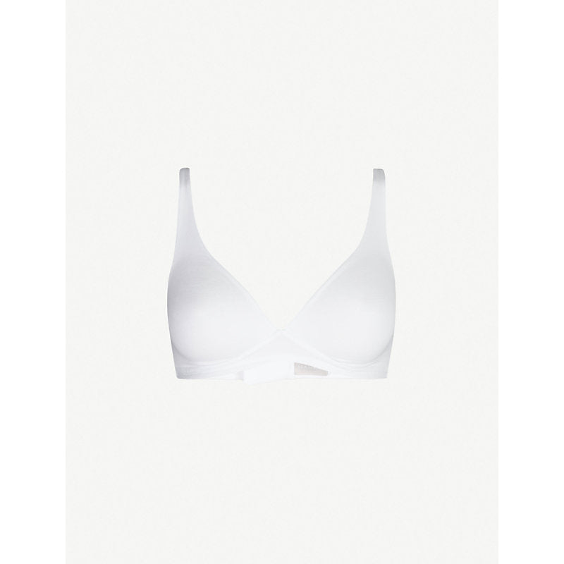  Hanro Sensation soft cup stretch-cotton bra