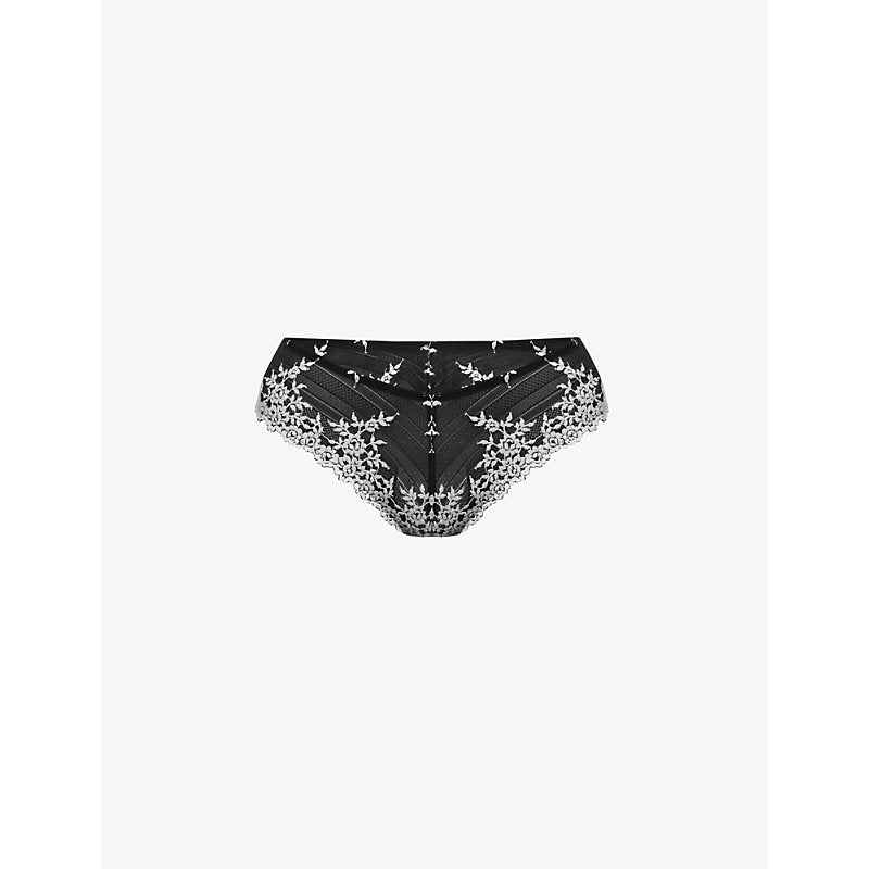  Wacoal Embrace Lace stretch-lace tanga briefs