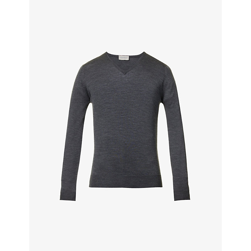  John Smedley Blenheim V-neck wool jumper