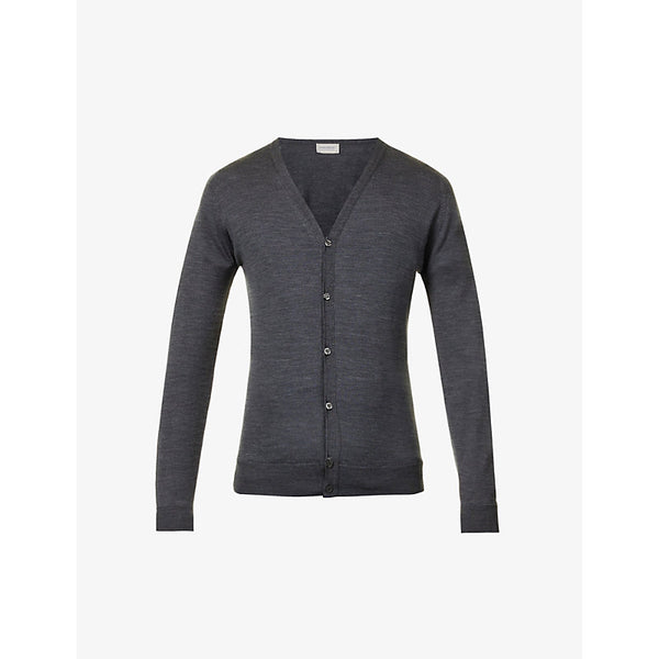  John Smedley Petworth V-neck merino wool cardigan