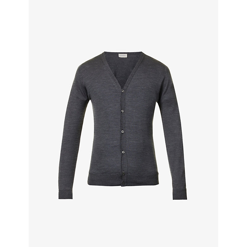  John Smedley Petworth V-neck merino wool cardigan