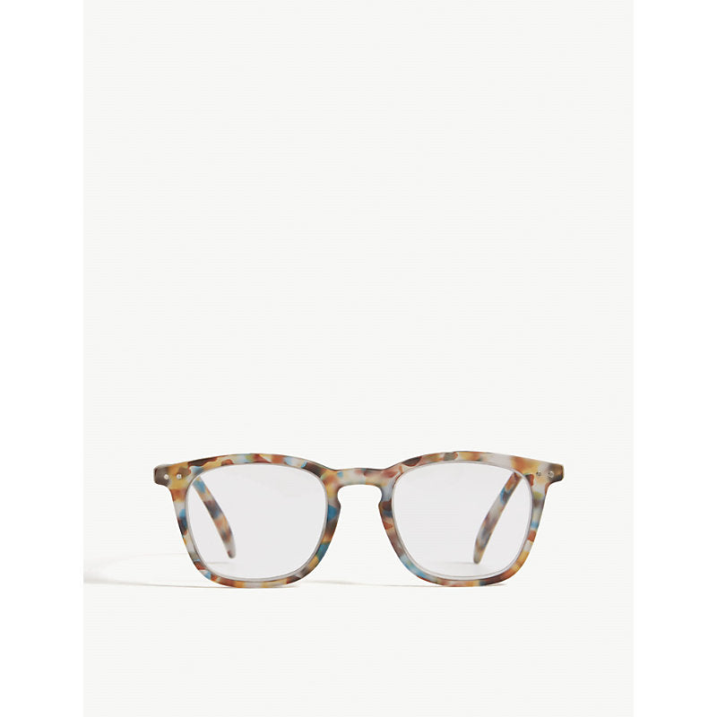 Mens Izipizi #E Reading square-frame glasses +2