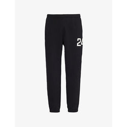 Mens 247 By Represent Brand-print relaxed-fit cotton-jersey jogging bottoms