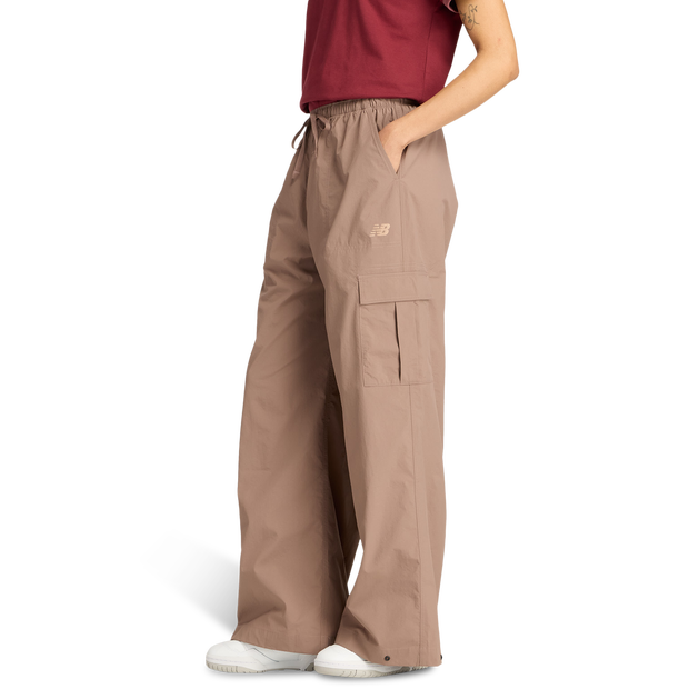 New Balance Woven Cargo Pant Pants Nylon Brown