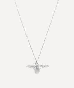 Alex Monroe Silver Bumblebee Necklace