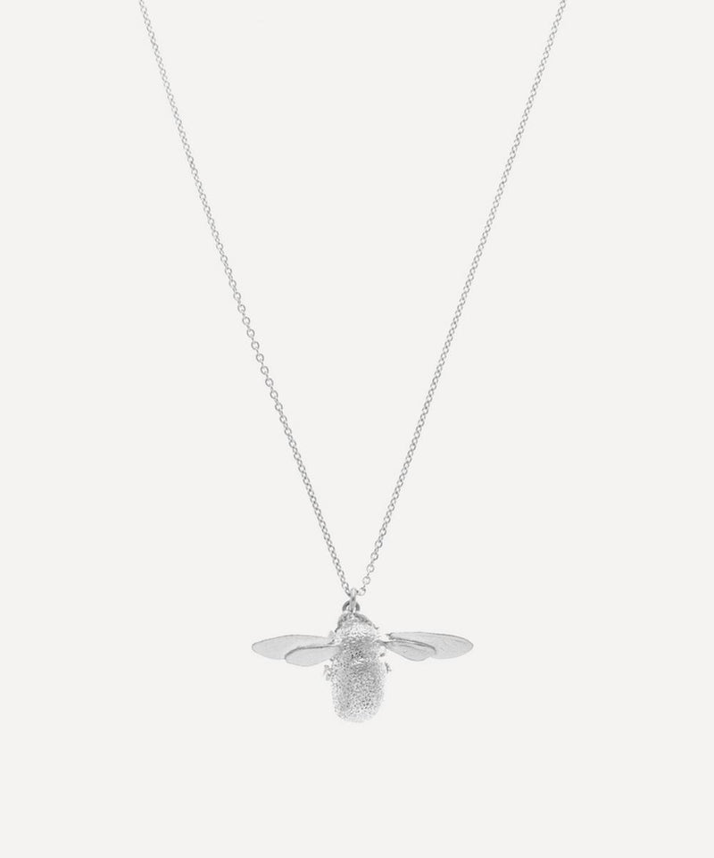 Alex Monroe Silver Bumblebee Necklace