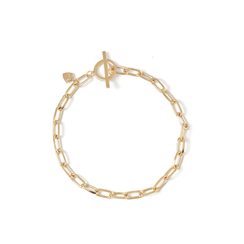 Aspinal of London 8ct Gold on Sterling Silver Chain Bracelet