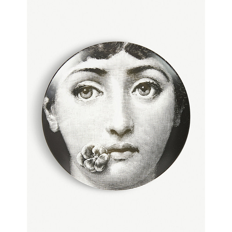 Fornasetti Tema e Variazioni no.37 porcelain wall plate 26cm