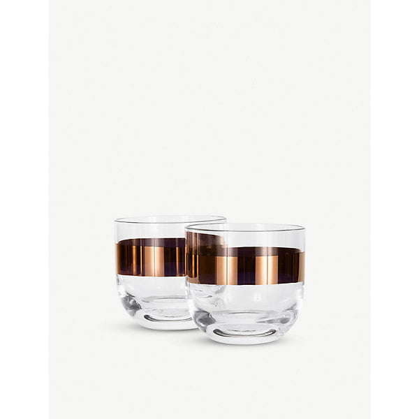 Tom Dixon Tank whiskey glasses set of two