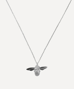 Alex Monroe Silver Baby Bee Necklace