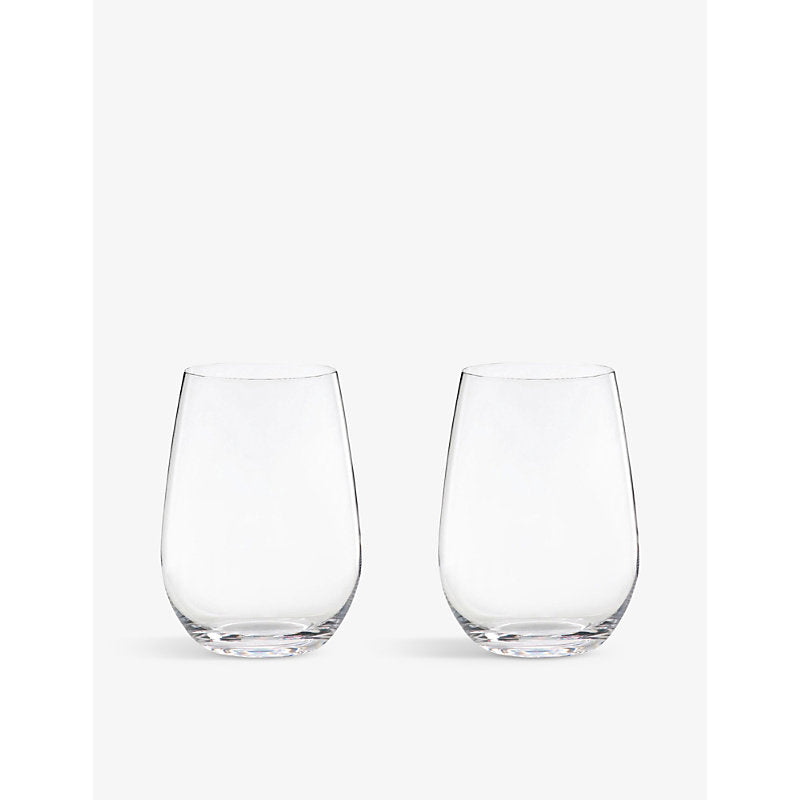 Riedel O glass wine tumblers set of two