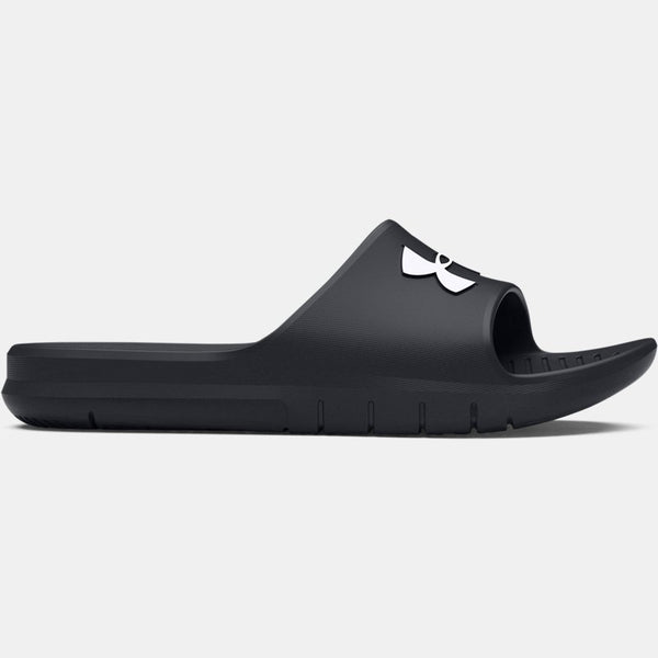 Under Armour Core PTH Slides Black White