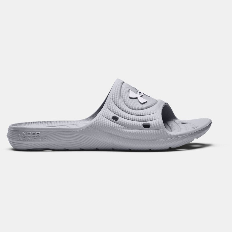 Under Armour Locker IV Slides Mod Gray Mod Gray White (EU )