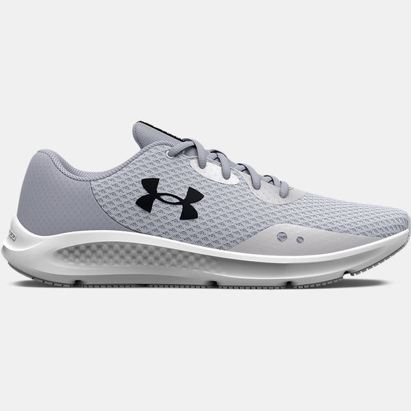 Under Armour Charged Pursuit Running Shoes Halo Gray Mod Gray Black