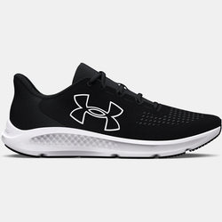 Under Armour Charged Pursuit Big Logo Running Shoes Black White