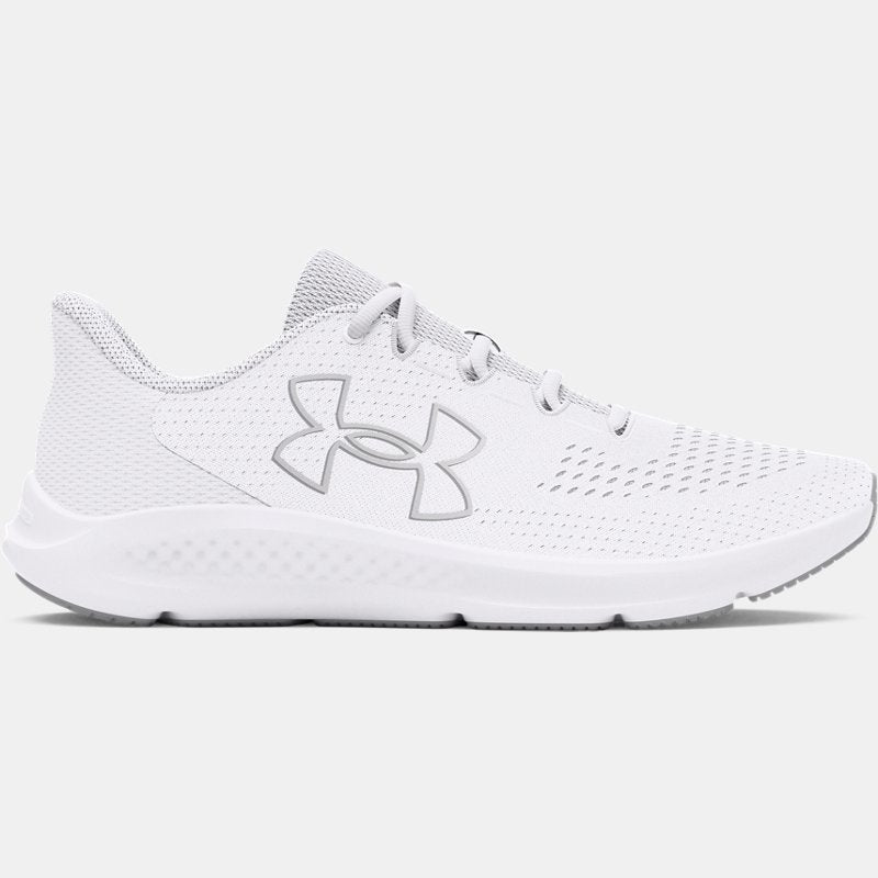 Under Armour Charged Pursuit Big Logo Running Shoes White White