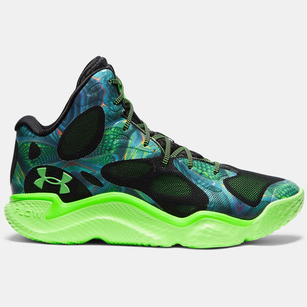 Curry Spawn FloTro Basketball Shoes Hyper Green Black Hyper Green (EU )