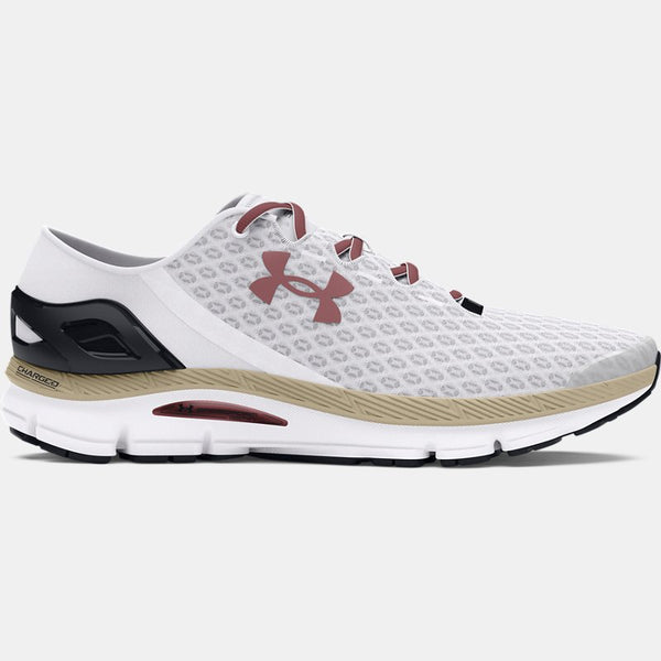 Under Armour SpeedForm® Gemini Running Shoes White Halo Gray Tosca Brown (EU )