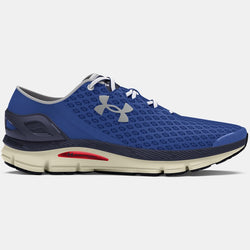 Under Armour SpeedForm® Gemini Running Shoes Tech Blue Midnight Navy Metallic Silver