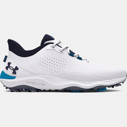 Under Armour Drive Pro Wide Golf Shoes White Capri Midnight Navy