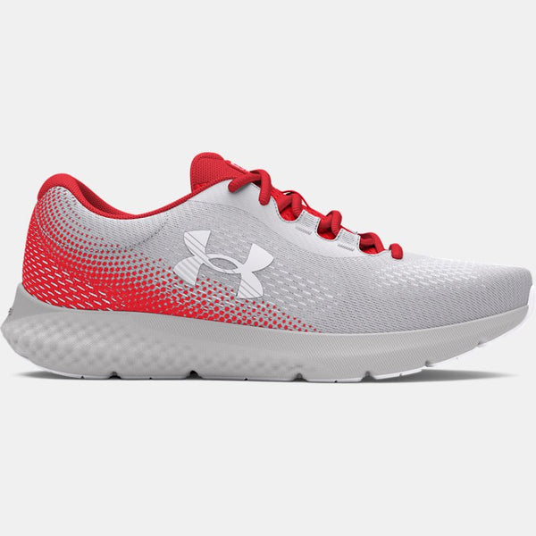 Under Armour Rogue Running Shoes Distant Gray Racer Red White